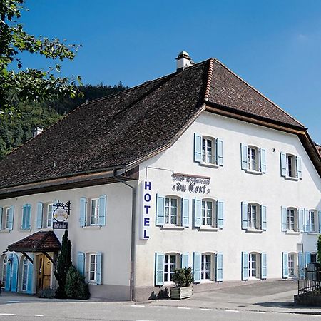 Hotel-Restaurant Du Cerf Sonceboz-Sombeval Exterior foto